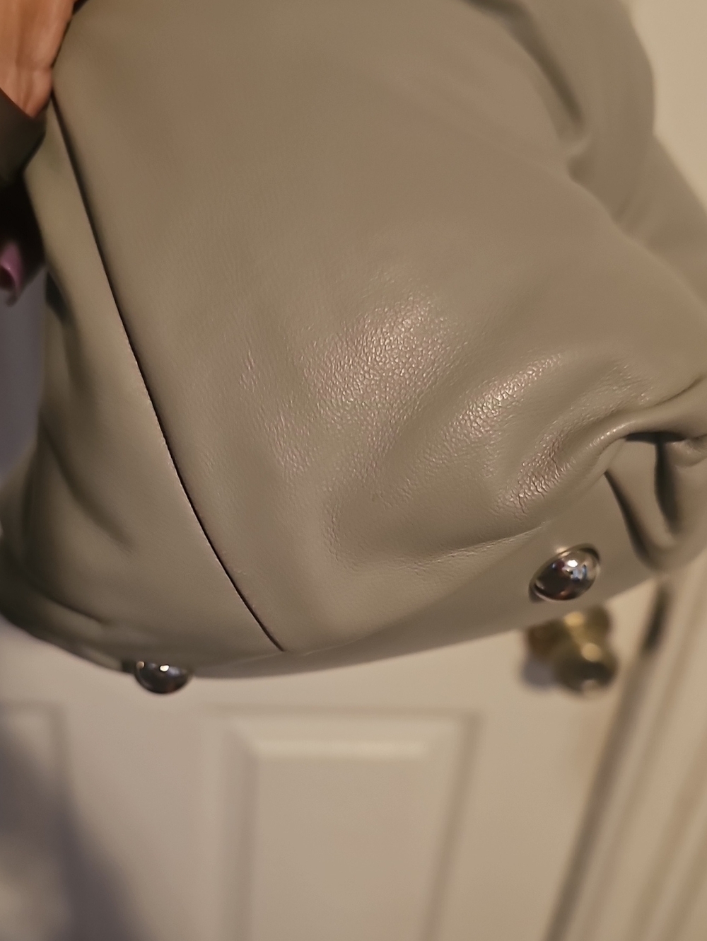 Maison Margiela Padded Quilted Tote in Light Gray - Picture 9 of 13